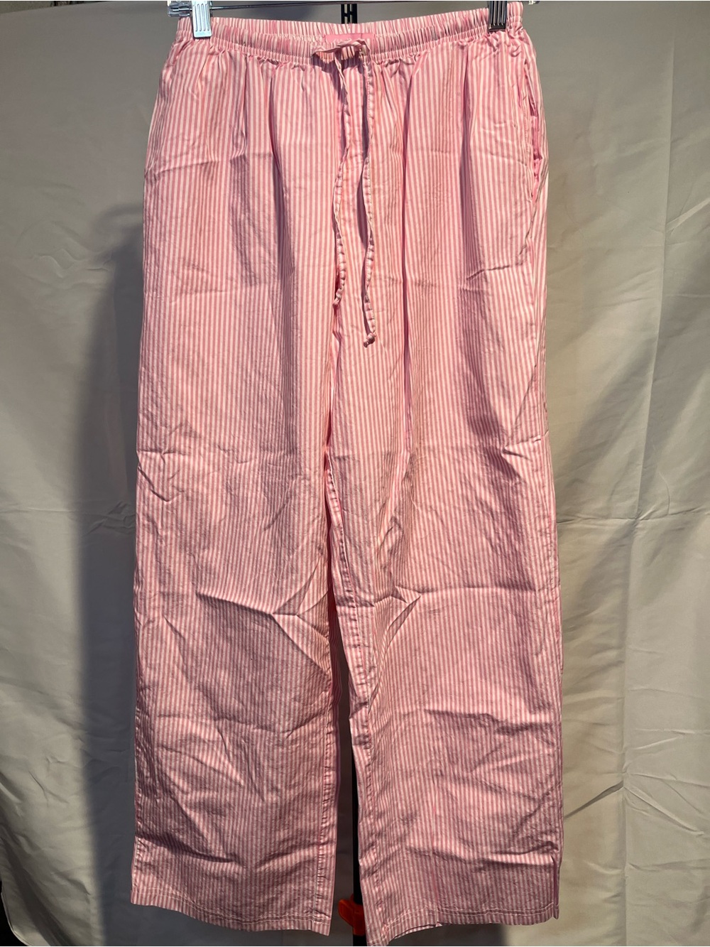 Vinyl Threads pink striped Pull on Relaxed lounge or pajama pants XS